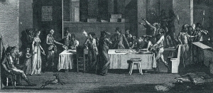 Prisoners at their tribunal