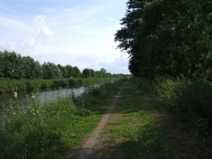 Sambre Canal at Ors where Wilfred Owen was killed in action
