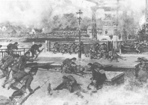 Royal Scots Fusiliers at Mons