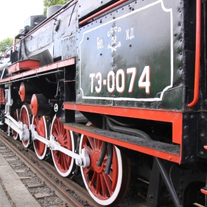 The atmospheric steam locomotive museum at Brest