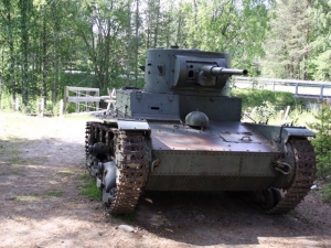 Soviet BT tank near Kuhmo