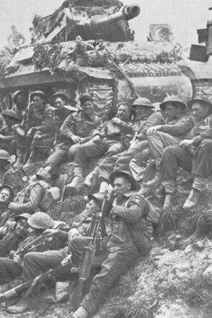 British Infantry take a rest