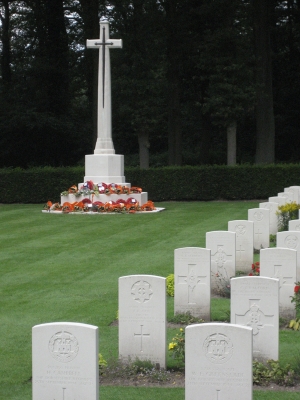 The poignant Airborne Cemetery at Oosterbeek today