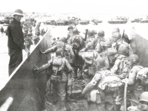 Americans landing on Utah 