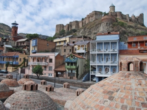 Tbilisi with Narikala Fortress in background