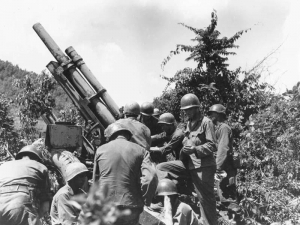 Howitzer In Action