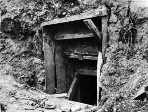 Entrance to a German Officer's dugout