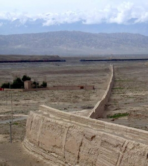 The Great Wall near Jiayuguan