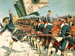 Prussian Army during battle of Mollwitz 1741