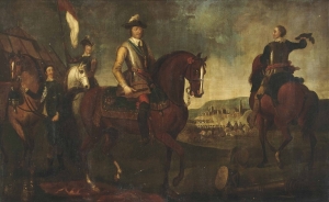 Cromwell at the Battle of Worcester 