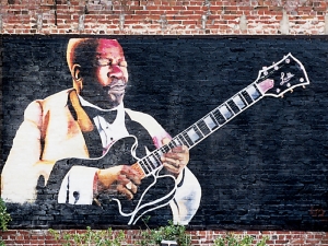 Mural of BB King - Indianola, Mississippi