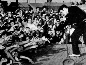 Elvis Presley performing live in Tupelo