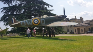 On the lawn at Bentley Priory