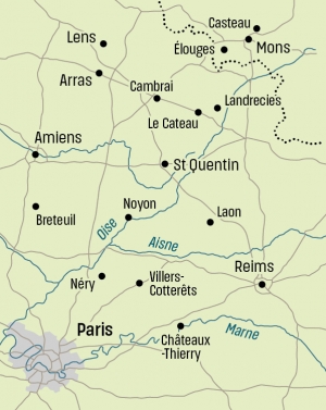 Mons and Le Cateau