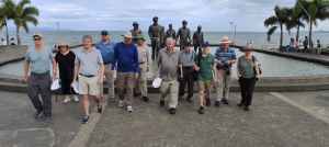 Coming ashore at Leyte Beach with MacArthur - click to enlarge Coming ashore at Leyte Beach with MacArthur