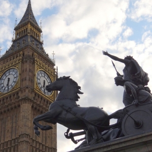 Boudica The Warrior Queen with her daughters - click to enlarge Boudica The Warrior Queen with her daughters