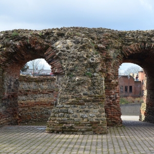 Balkerne Gate Roman site in Colchester - click to enlarge Balkerne Gate Roman site in Colchester