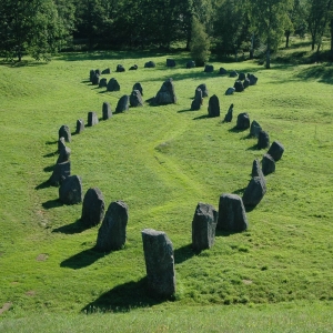 Anundshg Burial Mounds Ship Settings