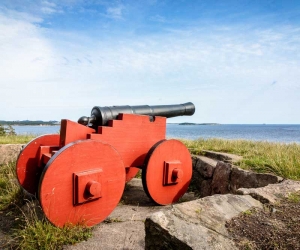 Shells Exploding at a Picnic - click to enlarge Shells Exploding at a Picnic