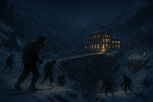 Shells Exploding at a Picnic - click to enlarge Shells Exploding at a Picnic